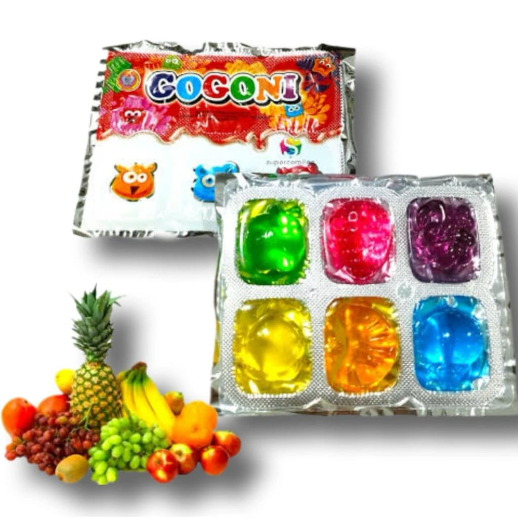 

Jelly Gogoni jelly rasa buah yang nikmat 15pcs muraaah dijual lagi/hampers ulang tahun