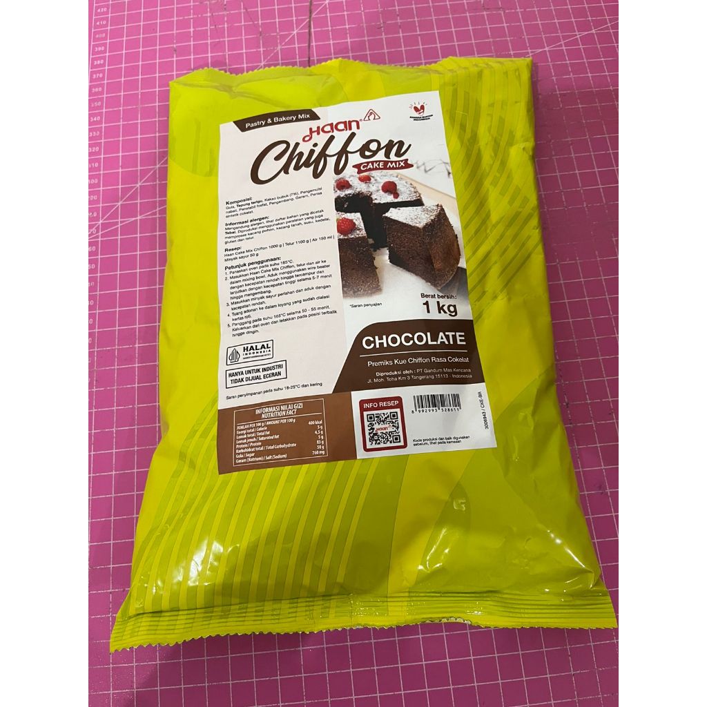 

Haan Chiffon Chocolate / Chiffon Coklat Haan - 1 Kg