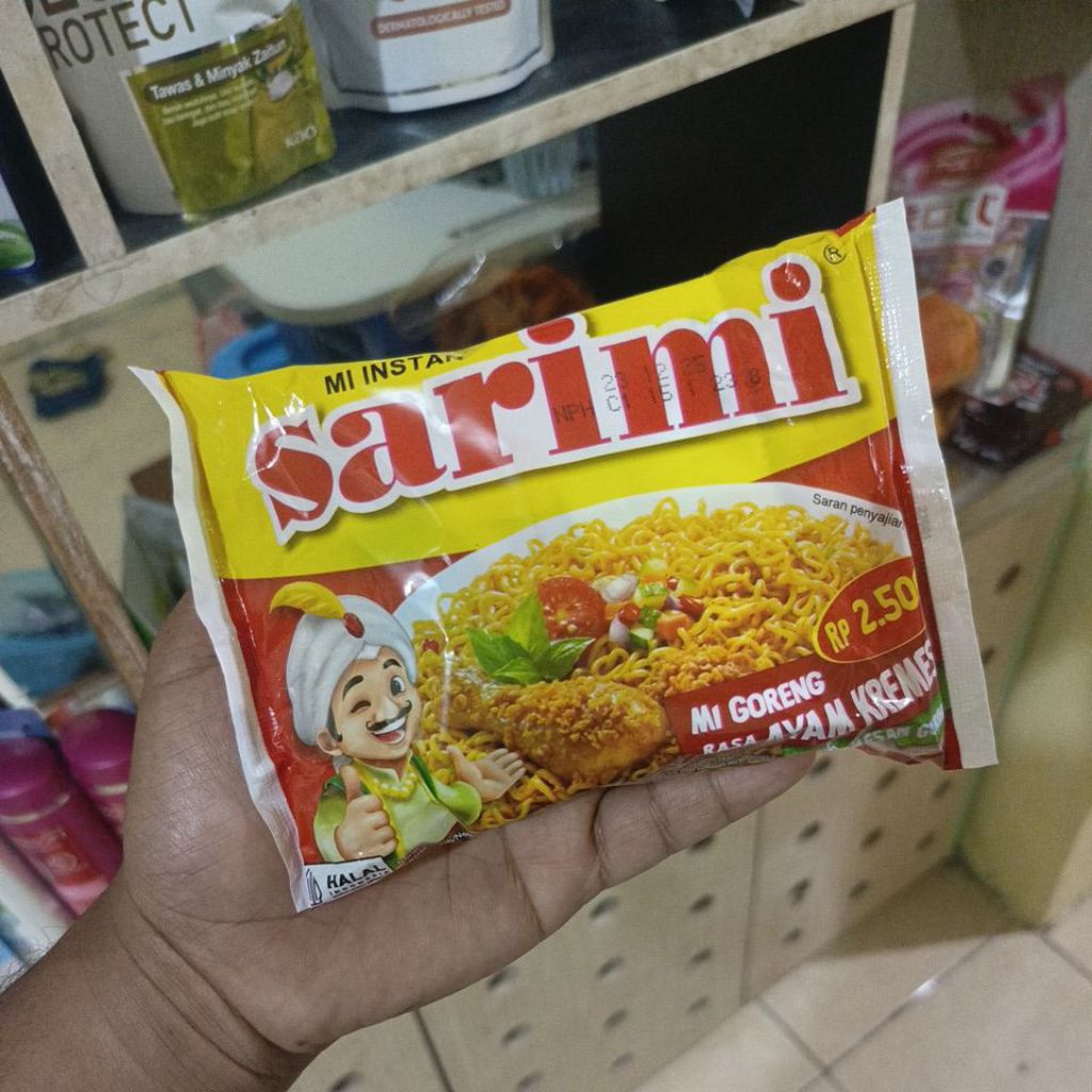 

Sarimi mi goreng rasa ayam kremes