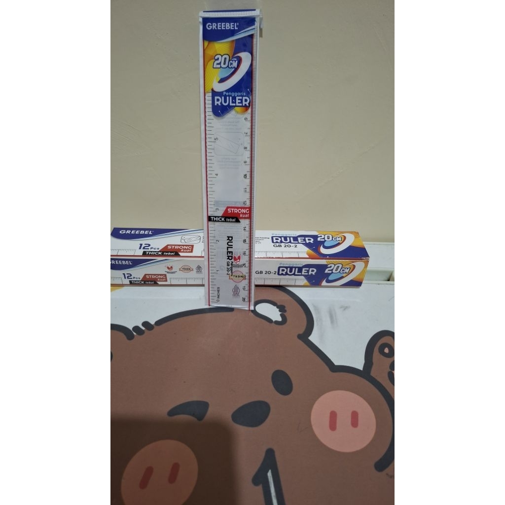 

Greebel penggaris ruler 20 - 2 per pcs