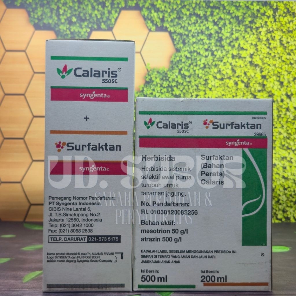 Herbisida CALARIS 550 SC SURFAKTAN Syngenta. (Berat bersih: 250ml,500ml&1Liter). Untuk Mengendalikan