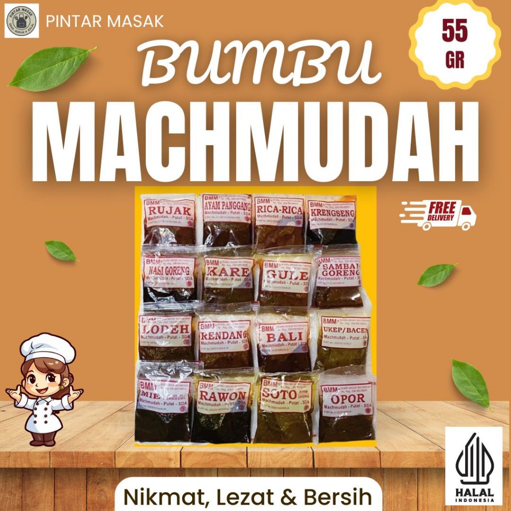 

Bumbu Masak Machmudah BMM Original Halal 55gr