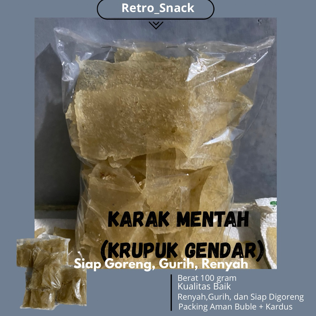 

Karak Mentah - Reyah Gurih - Karak Nasi - Mudah digoreng - 100 gram
