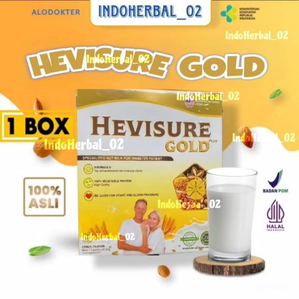 

Hevisure Gold Original Susu Diabetes Herbal | Kontrol Gula Darah | Bebas Gula Tambahan | BPOM Resmi
