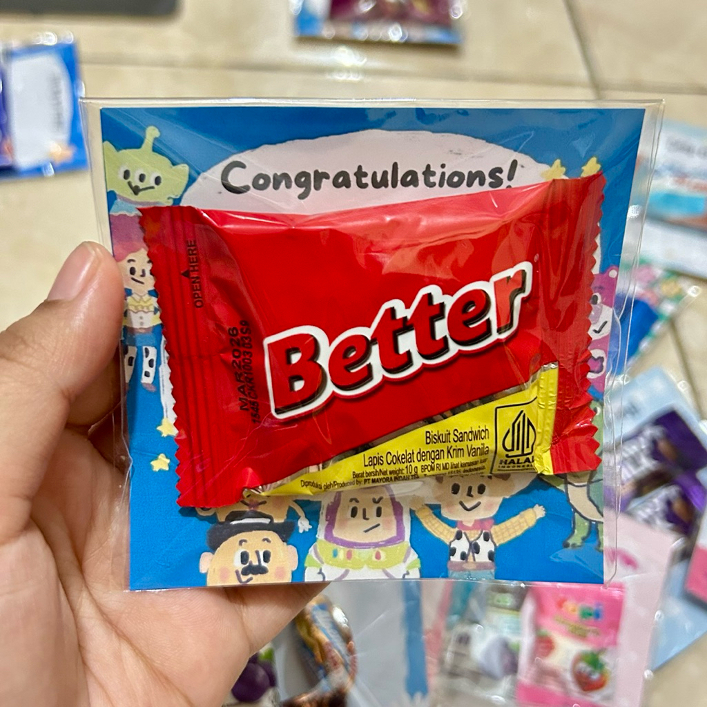 

[BETTER] MINI GIFT SNACK / SOUVENIR /FREEBIES / HADIAH MINI / BINGKISAN SNACK / MINIGIFT OLSHOP / HADIAH LOMBA / GRADUATION / SEMPRO