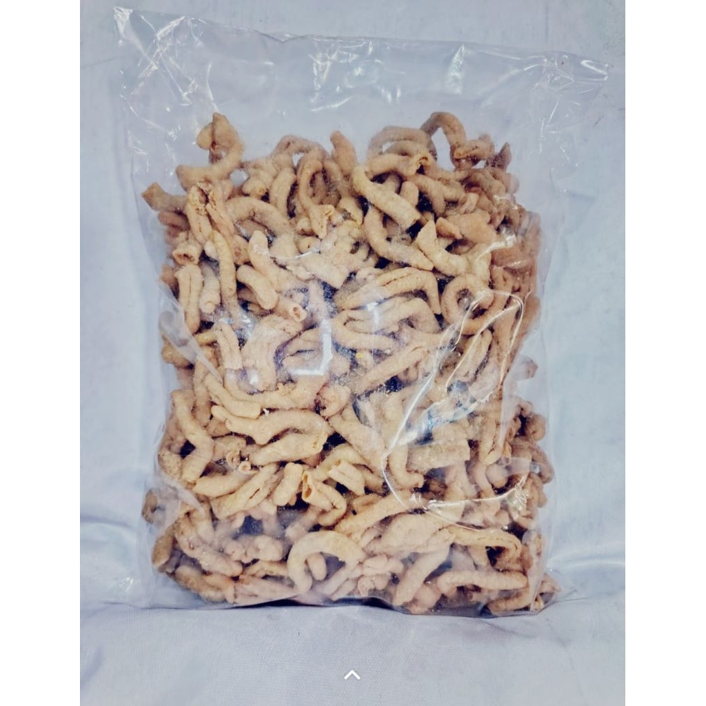 

Kripik Usus Ayam Enak,Renyah,Gurih ,Mantap 1 Kg krispy Cmg Snack