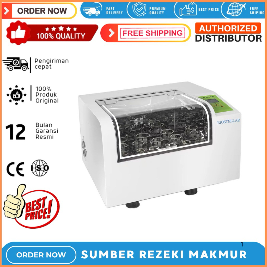 Shaking Incubator with LCD Screen Thermostatic Lab Incubator Shaker