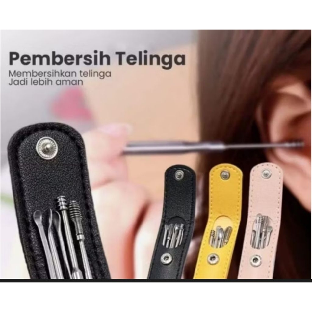 SET ALAT PEMBERSIH TELINGA ISI 5 PCS