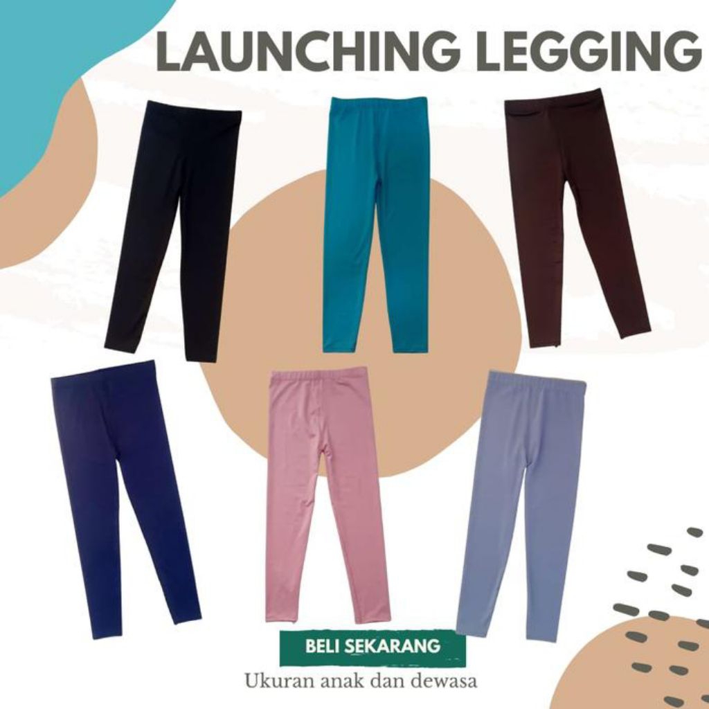 Legging anak perempuan terbaru 3-7 tahun - legging anak perempuan