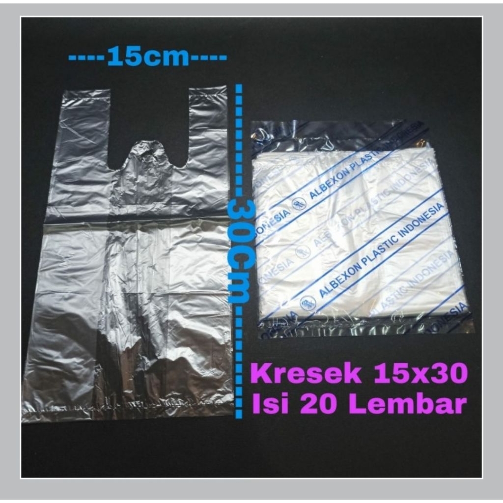 KRESEK BENING ORI 15 X 30 KRESEK HDPE KECIL KANTONG PLASTIK