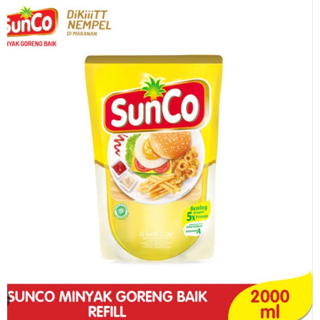 

minyak goreng Sunco 2L Paling jernih