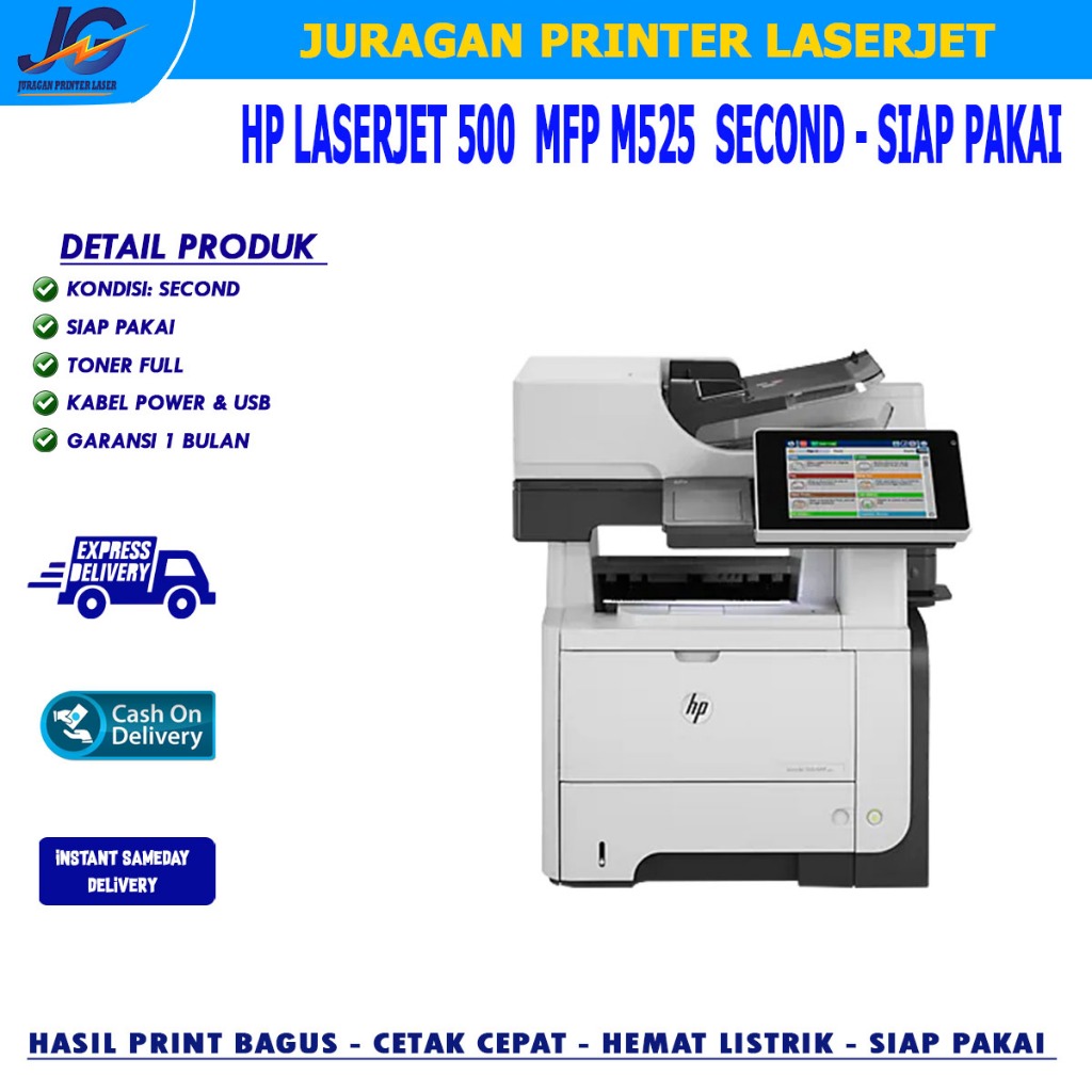 HP LaserJet Enterprise 500 MFP M525 – Printer Multifungsi Kantor Cepat & Andal