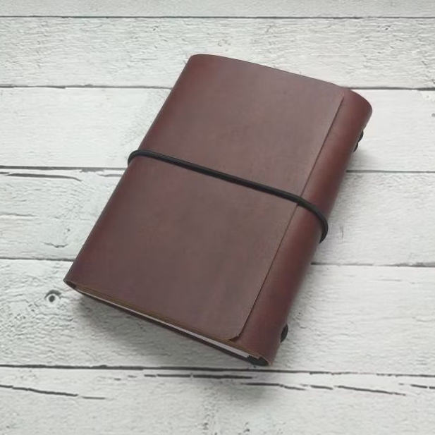 

Leather Cover Bullet Journal - Buku - Agenda - Diary - cover kulit sapi Asli - ukuran A5 A6 free grafir laser engrave buku refill
