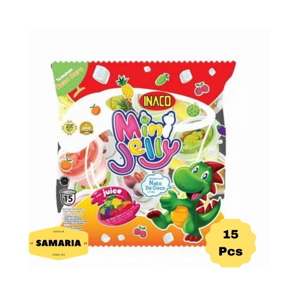 

1 Pak Inaco Mini Jelly Rasa Aneka Buah dengan Nata de Coco Kemasan 15 Gram (Isi 15 Pcs)