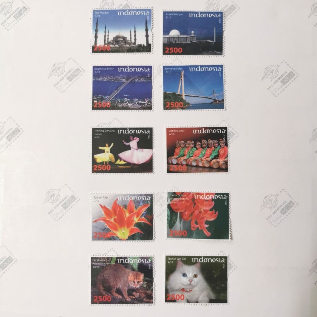 

Perangko Penerbitan Bersama Indonesia - Turki 2008