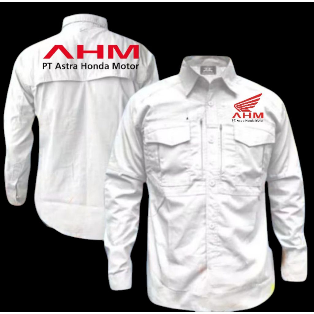 KEMEJA AHM PT ASTRA HONDA MOTOR PANJANG BORDIR