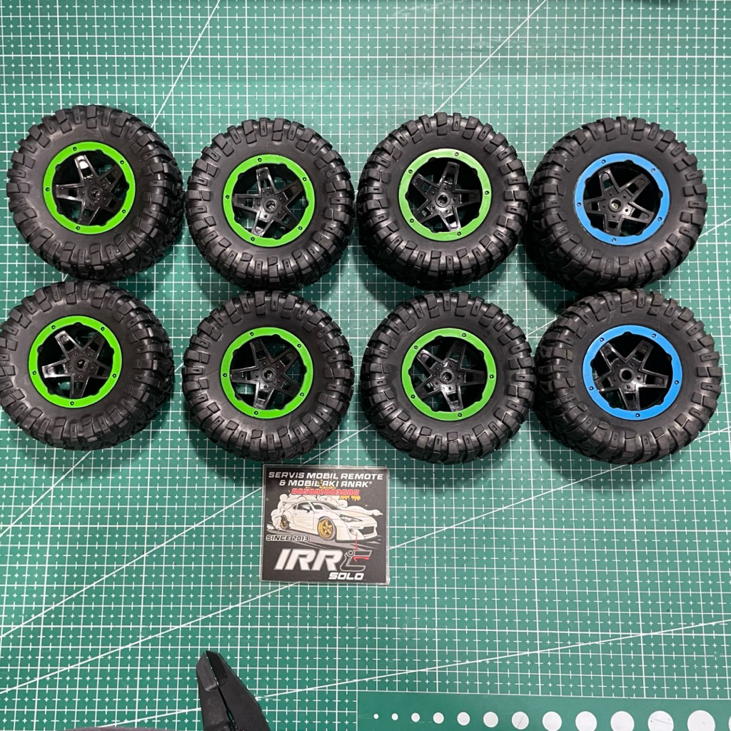 ban mobil remote rc jip rock Klower besar hex 7