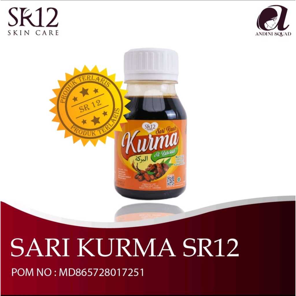 

SARI BUAH KURMA / SARI KURMA MURNI ASLI SR12 350 GR / MENCEGAH ANEMIA / MENAIKKAN TROMBOSIT