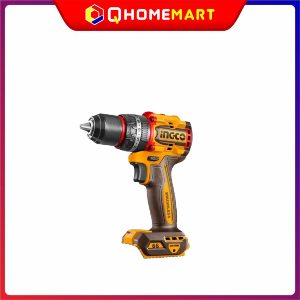 Mesin Bor Listrik INGCO Bor Impact CIDLI20668 20V 66N.m