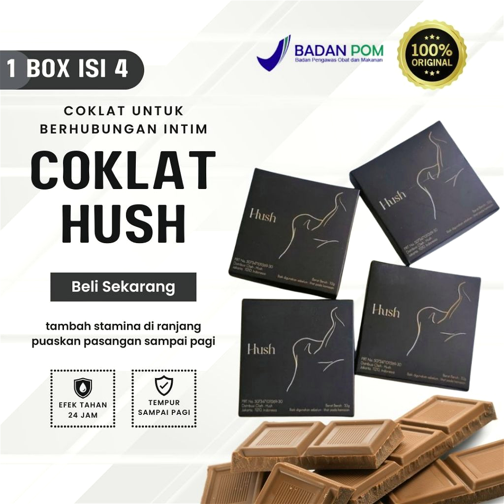 

PROMO!!! Hush Chocolate Original Dark Chocolate for Couple 32 Gram Untuk Hubungan Lebih Harmonis