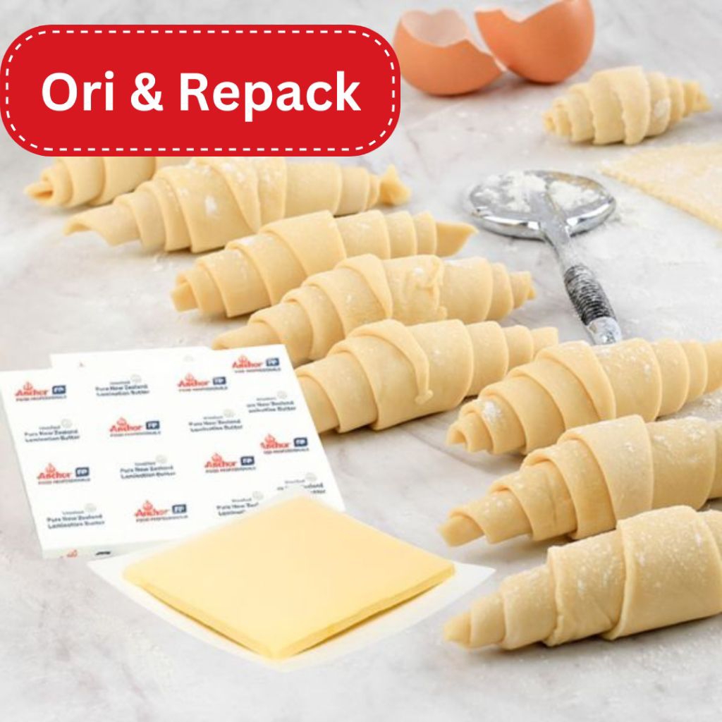 ANCHOR BUTTER SHEET ANCHOR LAMINATION BUTTER REPACK 250 500 GR KORSVET MENTEGA TAWAR BAKERY COOKIES 