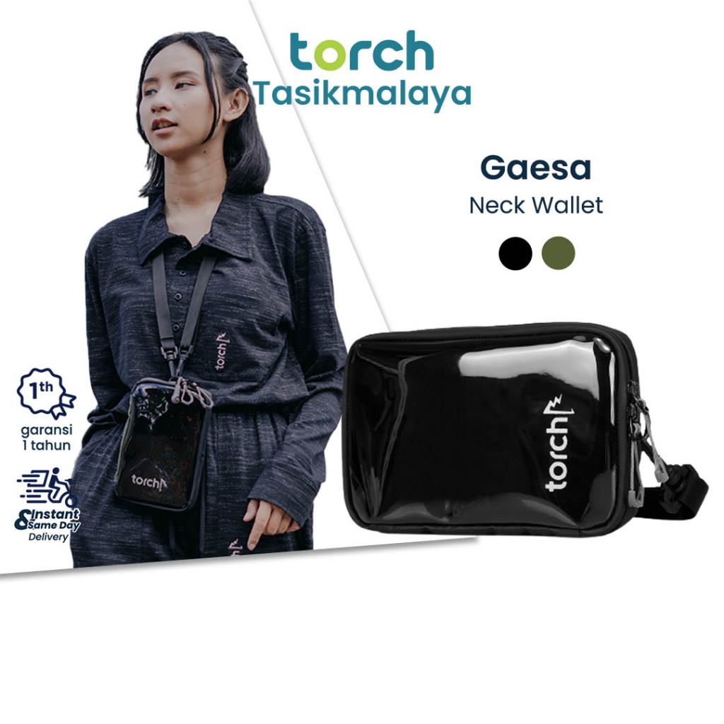TORCH Gaesa 3 in 1 Hanging Dompet Neck Wallet Tas Selempang