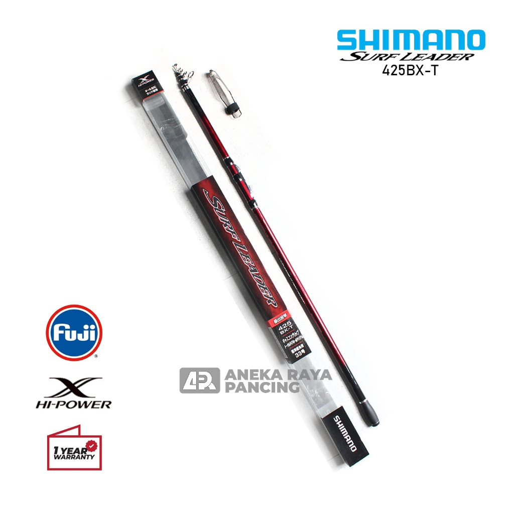 JORAN SHIMANO 20 SURF LEADER 425BXT / Joran Pasiran Teleskopik / Joran Panjang Kuat & Ringan / Origi