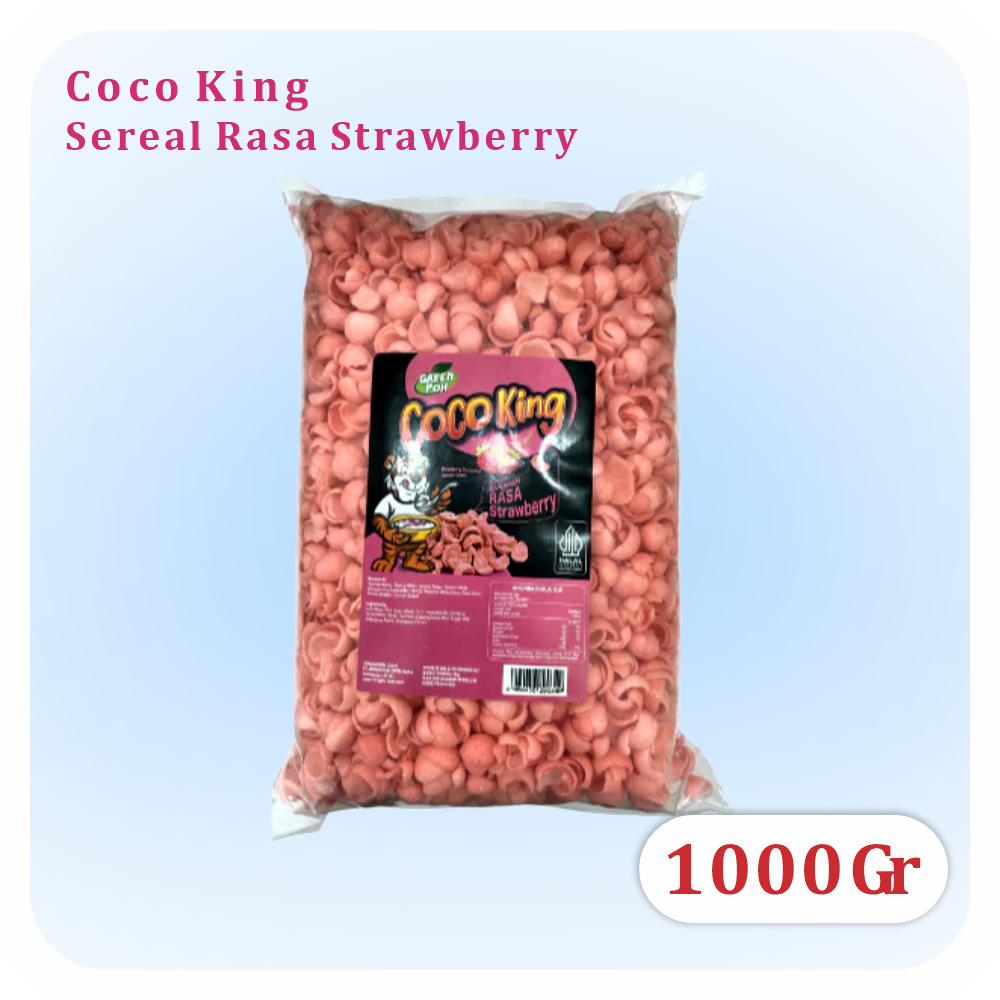 

Coco King Makanan Ringan Sereal Rasa Strawberry 1 kg