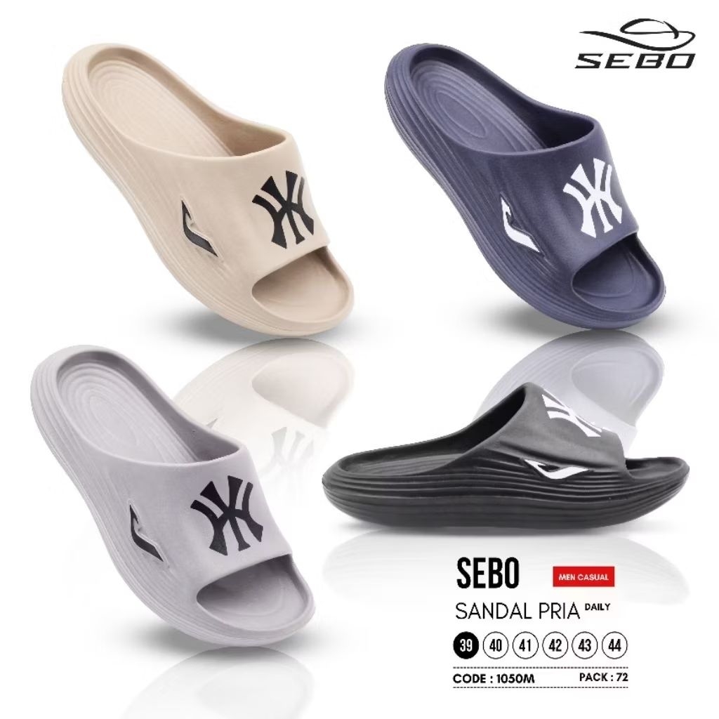 Sandal Selop Pria Dewasa Sebo 1050/ Sandal Selop Pria Kekinian/Sandal Selop Karet Pria