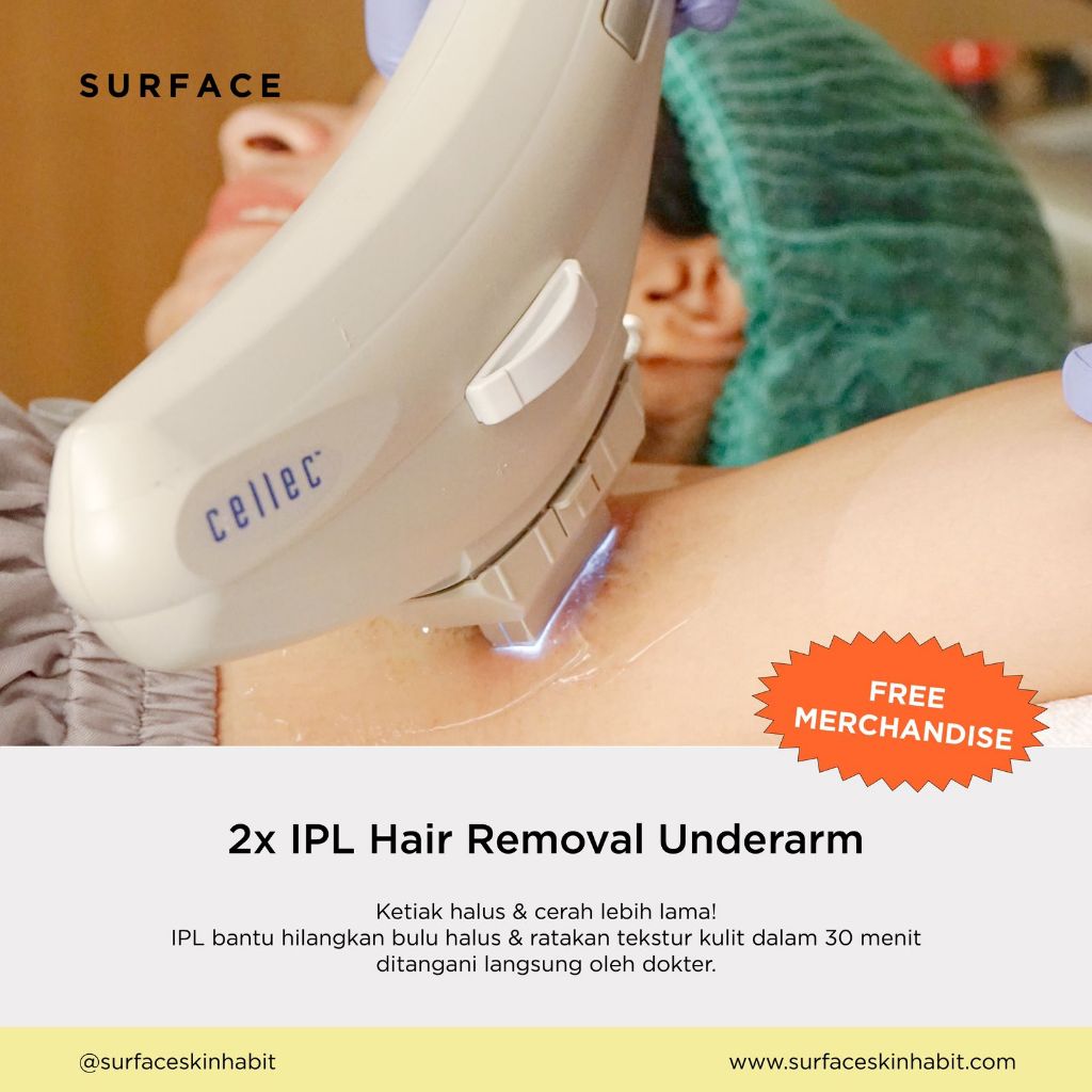 2X IPL Hair Removal Underarm