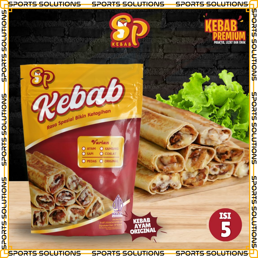 

KEBAB FROZEN TERLARIS SPkebab Daging Ayam - KEBAB SEDANG ISI 5 AUTHENTIC TURKI CEMILAN FROZEN , KEBAB PREMIUM , KEBAB HALAL, KEBAB SEDANG FROZEN , KEBAB BEEF , KEBAB CHICKEN , KEBAB LAMB KEBAB MINI FROZEN - SOSIS FROZEN SPORTS SOLUTIONS PRIME FROZEN