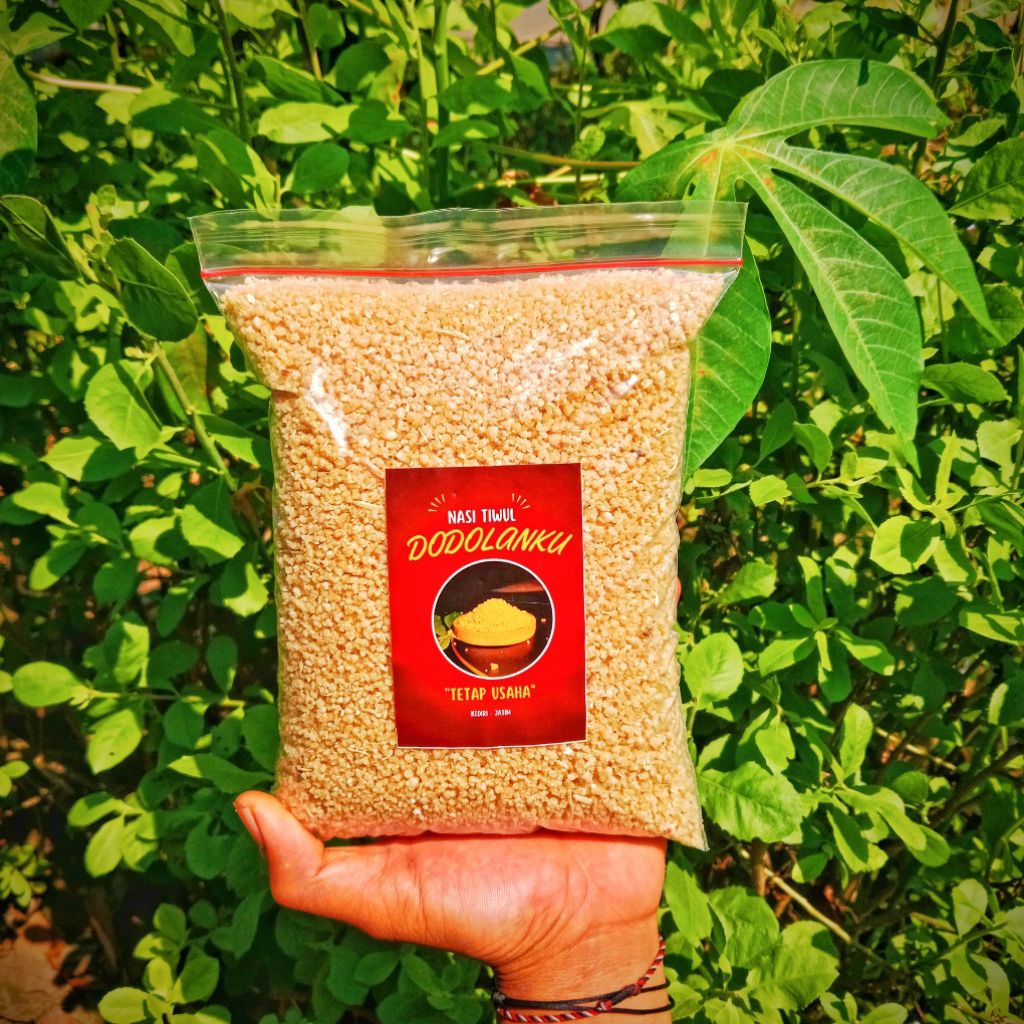 

Nasi Tiwul Mentah / nasi tiwul instan makanan tradisional 1kg Oyek Asli kediri jawa Nusantata