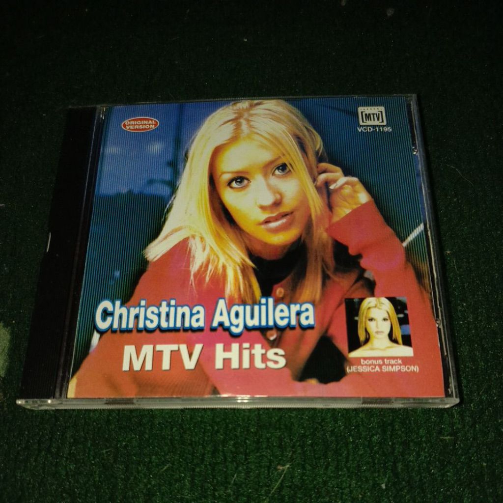 VCD CHRISTINA AGUILERA MTV HITS COME ON OVER BABY GENIE IN A BOTTLE SO EMOTIONAL