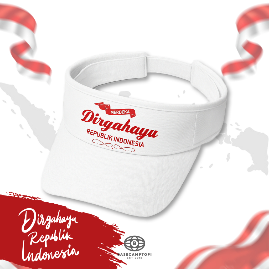 TOPI GOLF ZUMBA SENAM MERAH PUTIH INDONESIA DIRGAHAYU 17 AGUSTUS CASUALl SPORT PRIA WANITA  / TOPI I