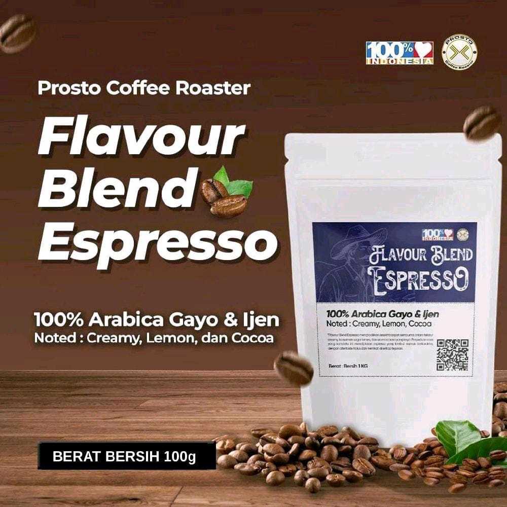 

FLAVOUR BLEND 100% FULL KOPI ARABICA 100gr Biji/Bubuk | Roast Bean