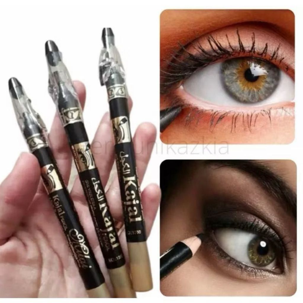 Celak Kajal Pencil Tutup WATERPROOF Celak Kajal Arab Celak Kajal Made In Saudi Original