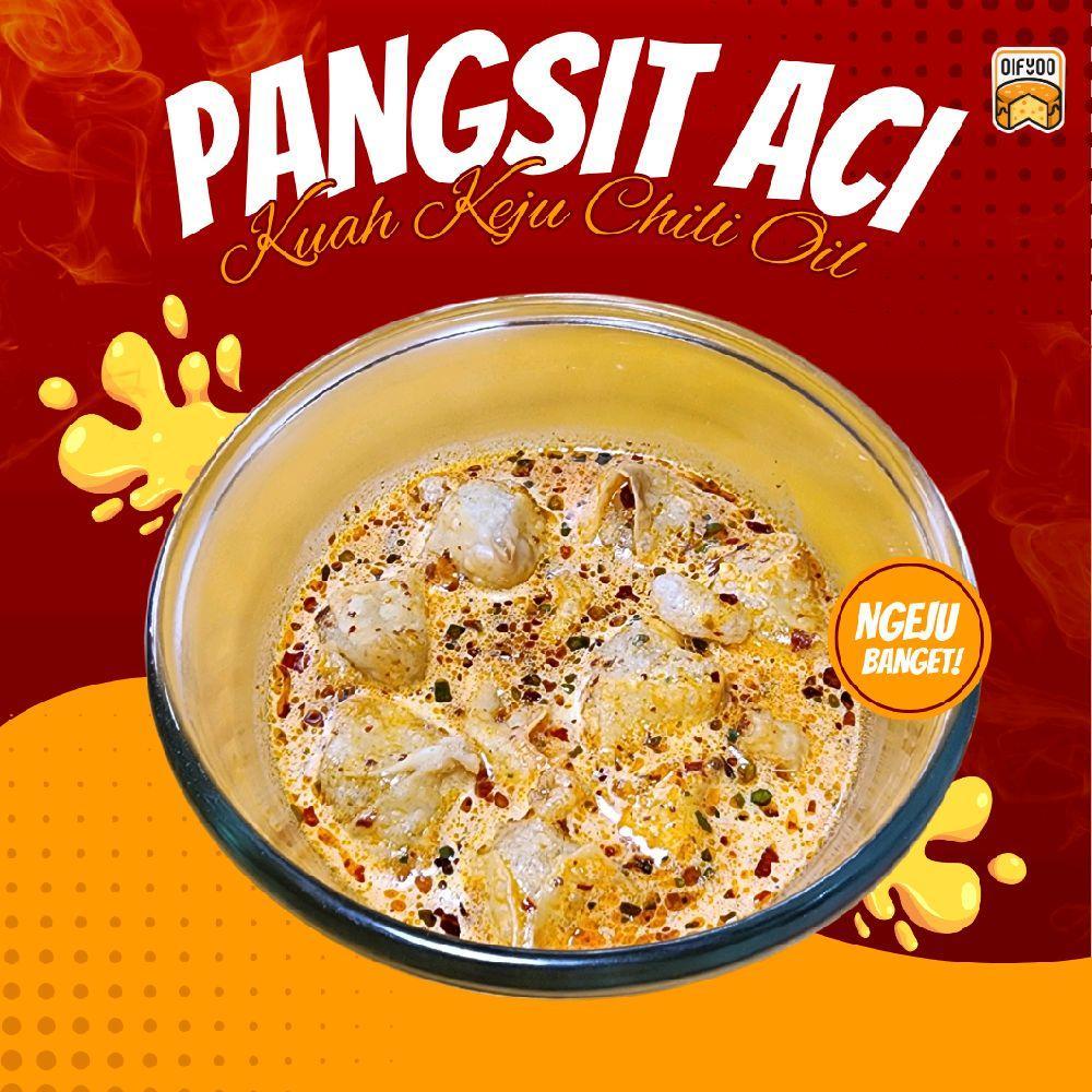 

PANGSIT ACI kuah KEJU CHILI OIL