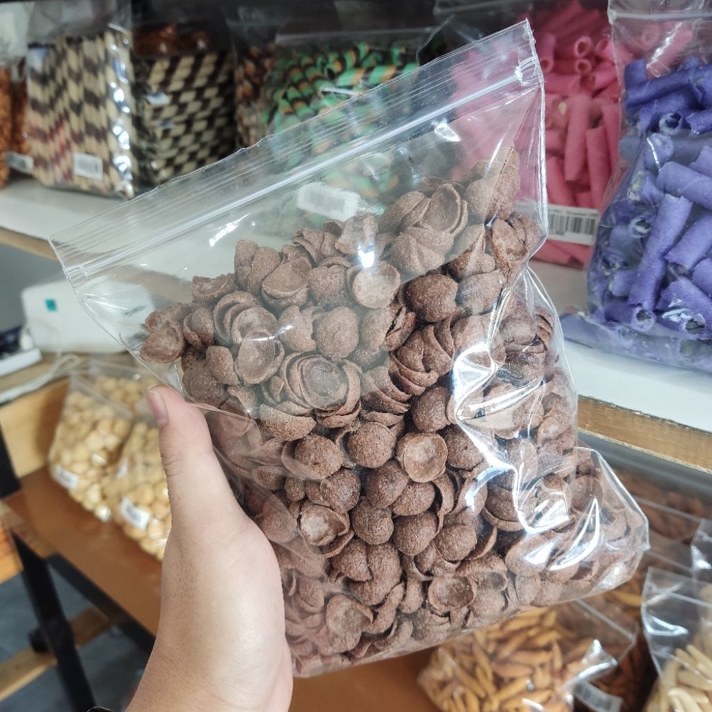 

Cemilan Makanan Sereal Rasa Coklat Simba Choco Chips 250gr
