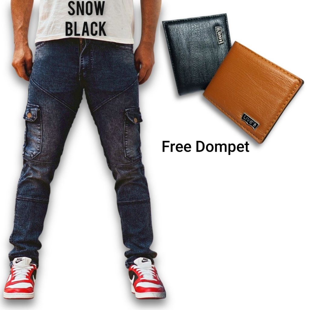 Celana Cargo Jeans Pria Celana Panjang Cargo Celana Cargo Panjang Celana Jeans Pria Celana Jeans Cow