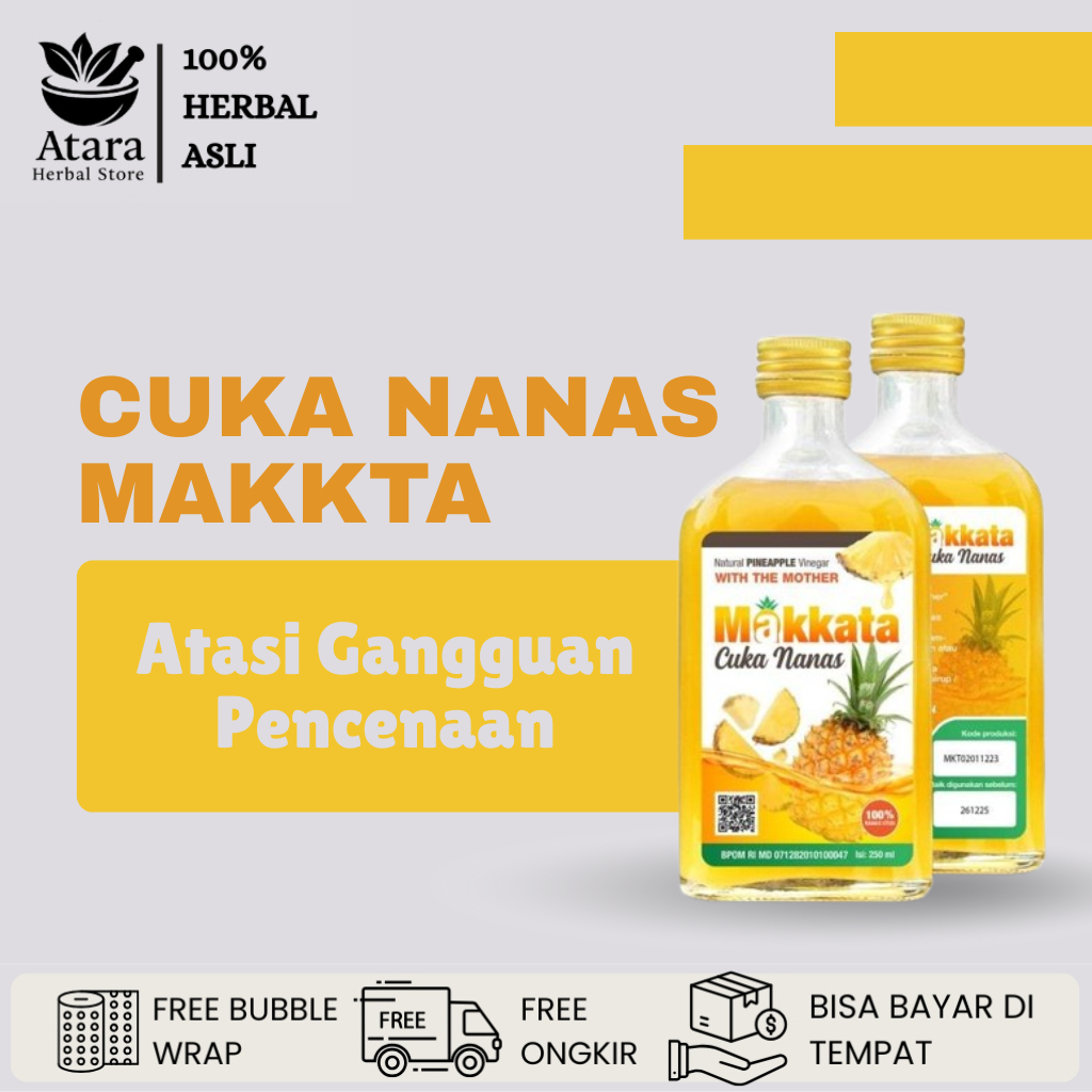 

Cuka Nanas Mengatasi Gangguan Pencernaan Dan Untuk Diabetes Kesehatan Tubuh Isi 250 ML