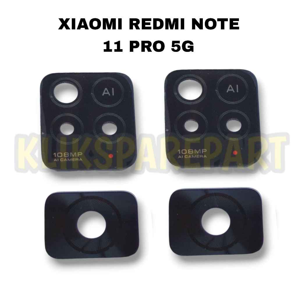 Kaca Kamera Belakang Xiaomi Redmi Note 11 Pro 5G Lensa Camera / Kaca Kamera Redmi Note 11 Pro 5G
