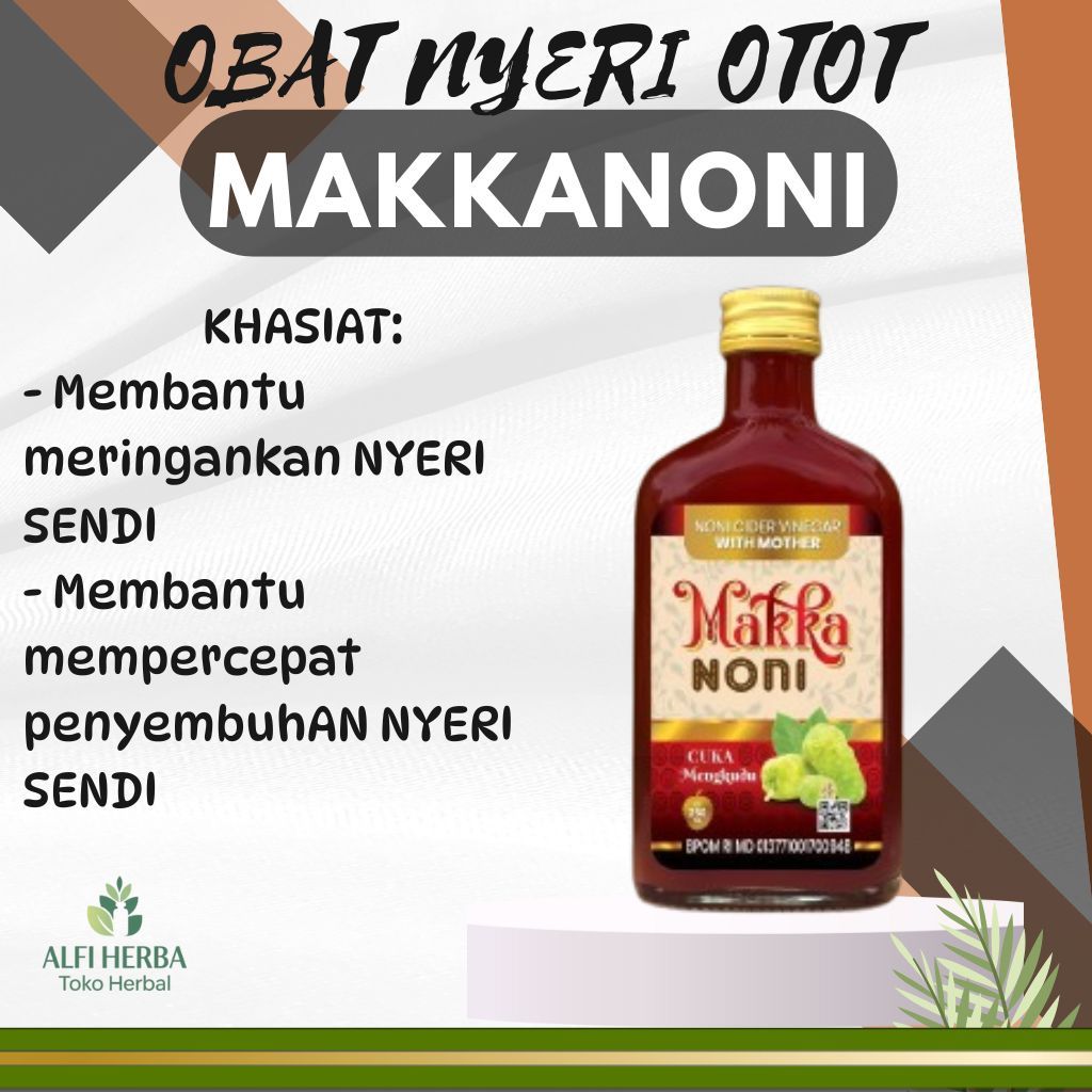 

Cuka Mengkudu Asli Obat Nyeri Sendi Lutut Dan Otot Makkanoni Herbal Isi 100ml Dan 250ml