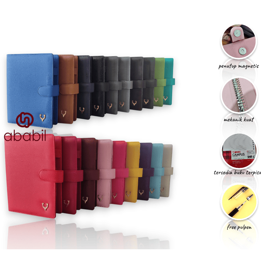 

Ababil - BINDER LOGO KIJANG 20 RING A5 / BINDER A5 Kuliah