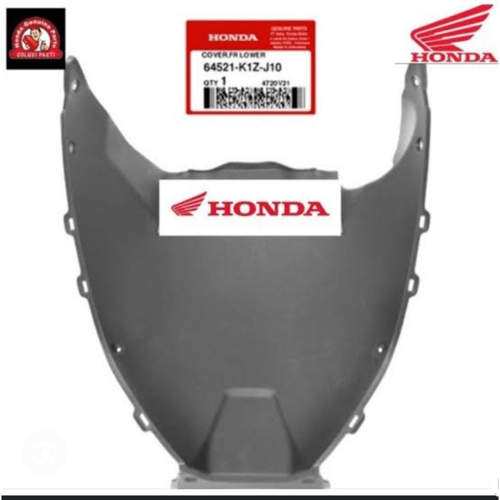 COVER FRONT LOWER COVER LOMPUR PCX 160 K1Z 64521-K1Z-J10 ORIGINAL HONDA AHM