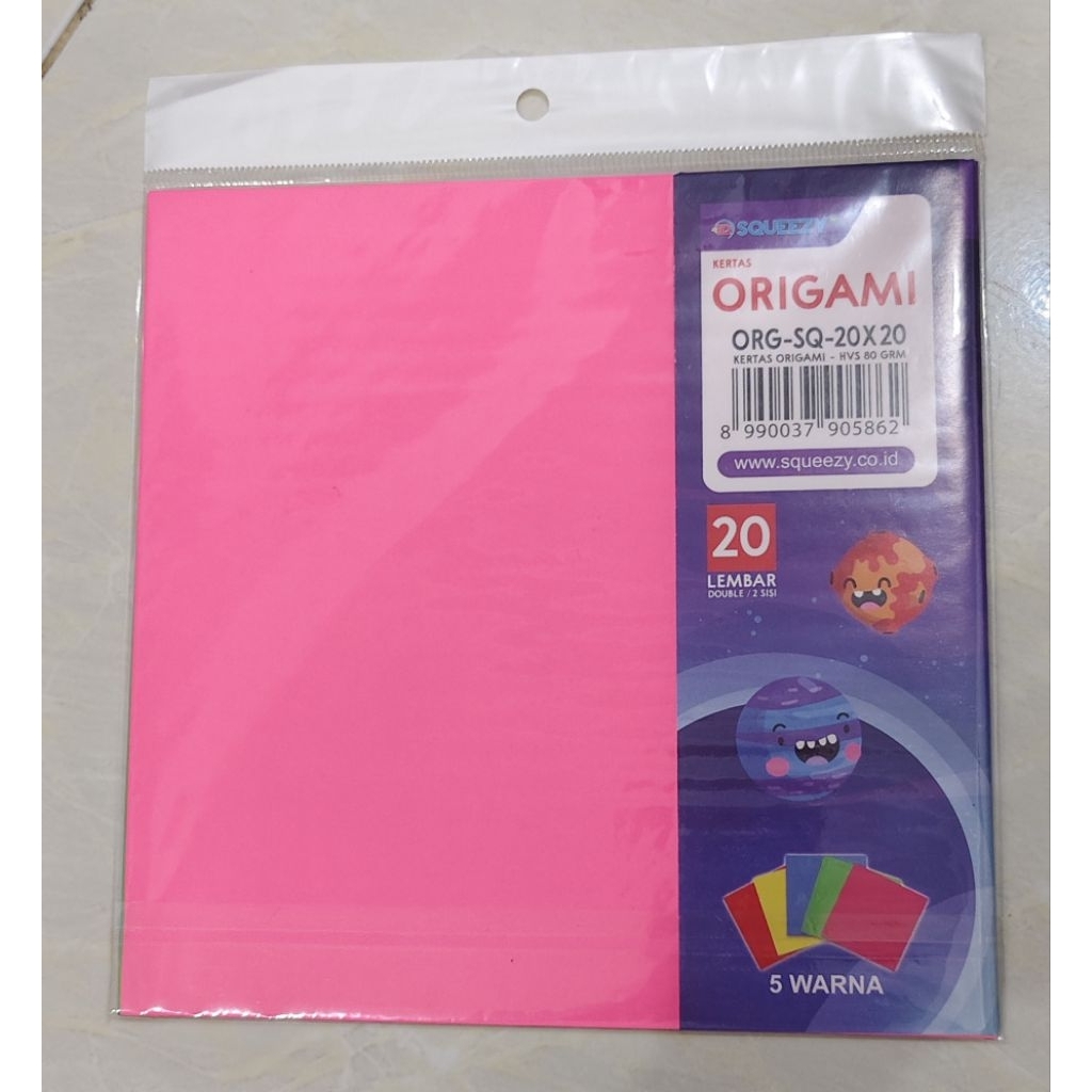 

KERTAS ORIGAMI UK. 16X16 DUA SISI
