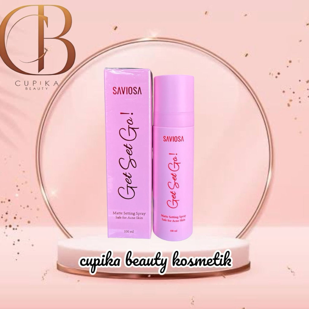[ko.pz] SAVIOSA SETTING SPRAY 100 ml -  get set go matte setting spray