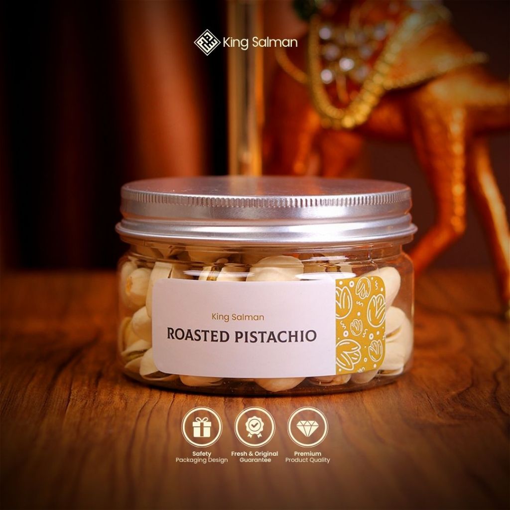 

King Salman – Kacang Pistachio Panggang Oleh-Oleh Haji & Umroh