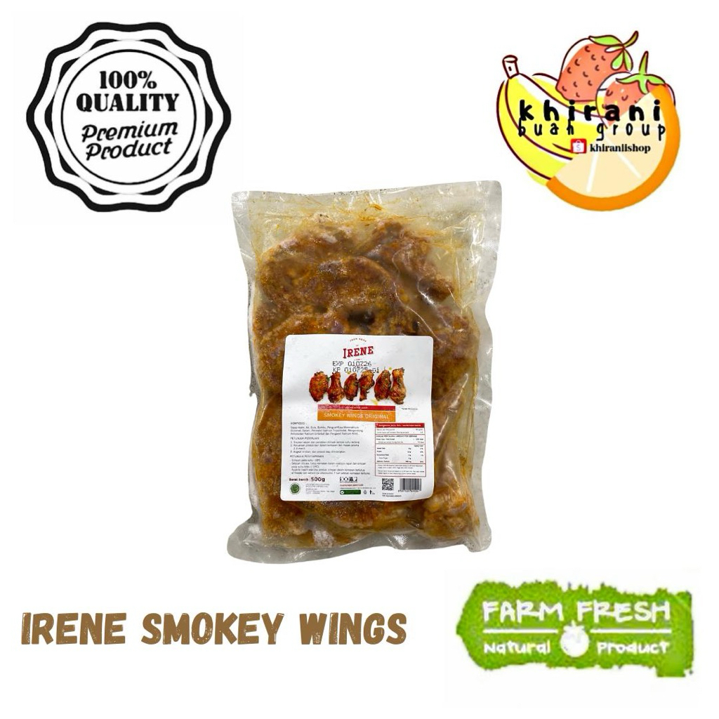 

Frozen Food - Irene Smokey Wings 500gr