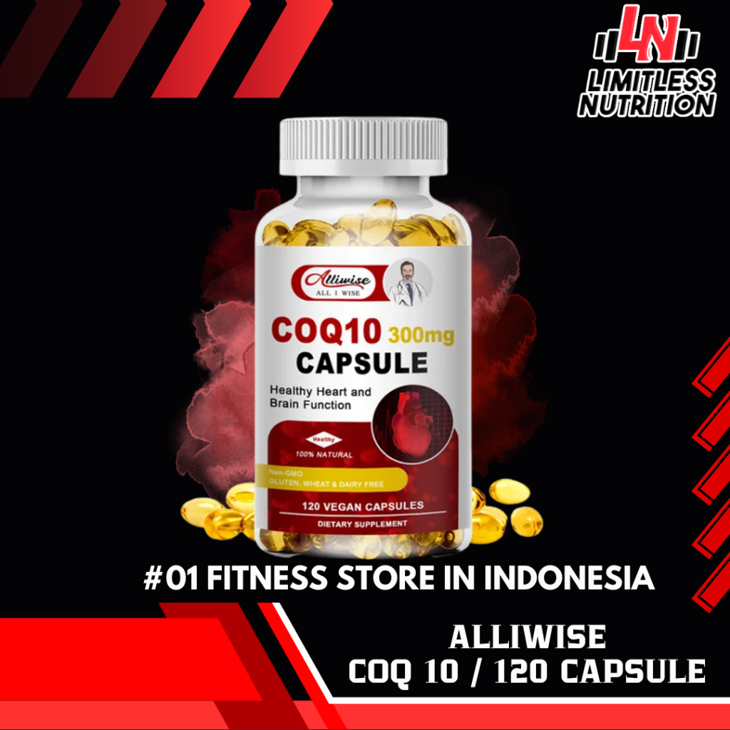 PREMIUM COQ 10 300mg - 120 Kapsul Support Nerve Muscle Immune Health