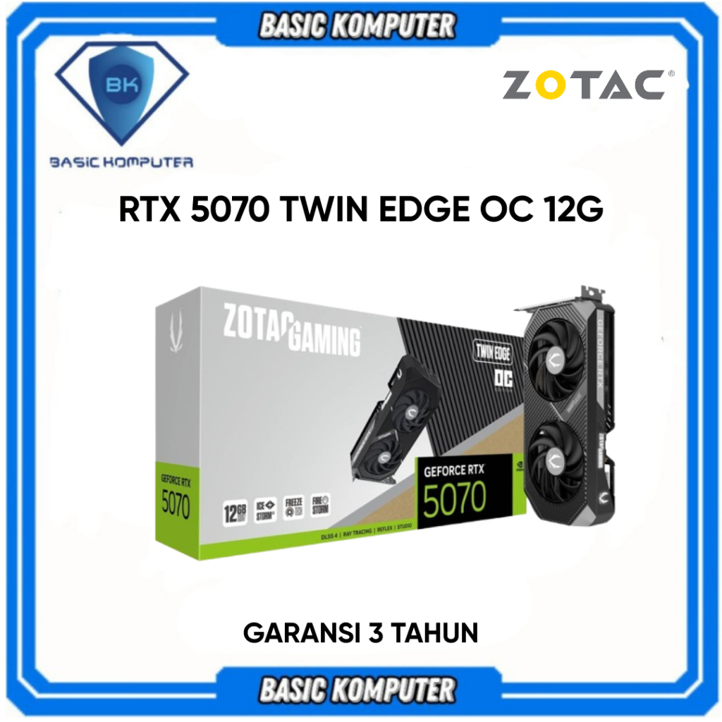 VGA ZOTAC GAMING GeForce RTX 5070 Twin Edge OC 12GB GDDR7 RTX5070